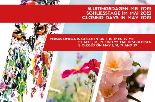 Sluitingsdagen mei '23 | Schließtage im Mai '23 | Closing days in May '23
